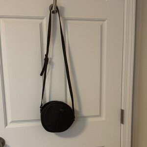 Roxy Black Round Crossbody Bag